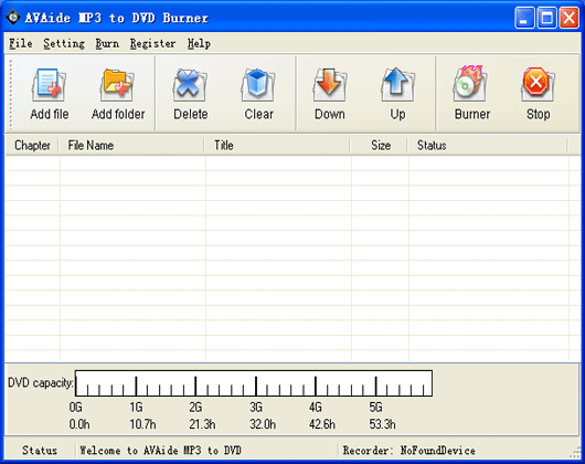 EZuse MP3 To DVD Burner 1.0 full